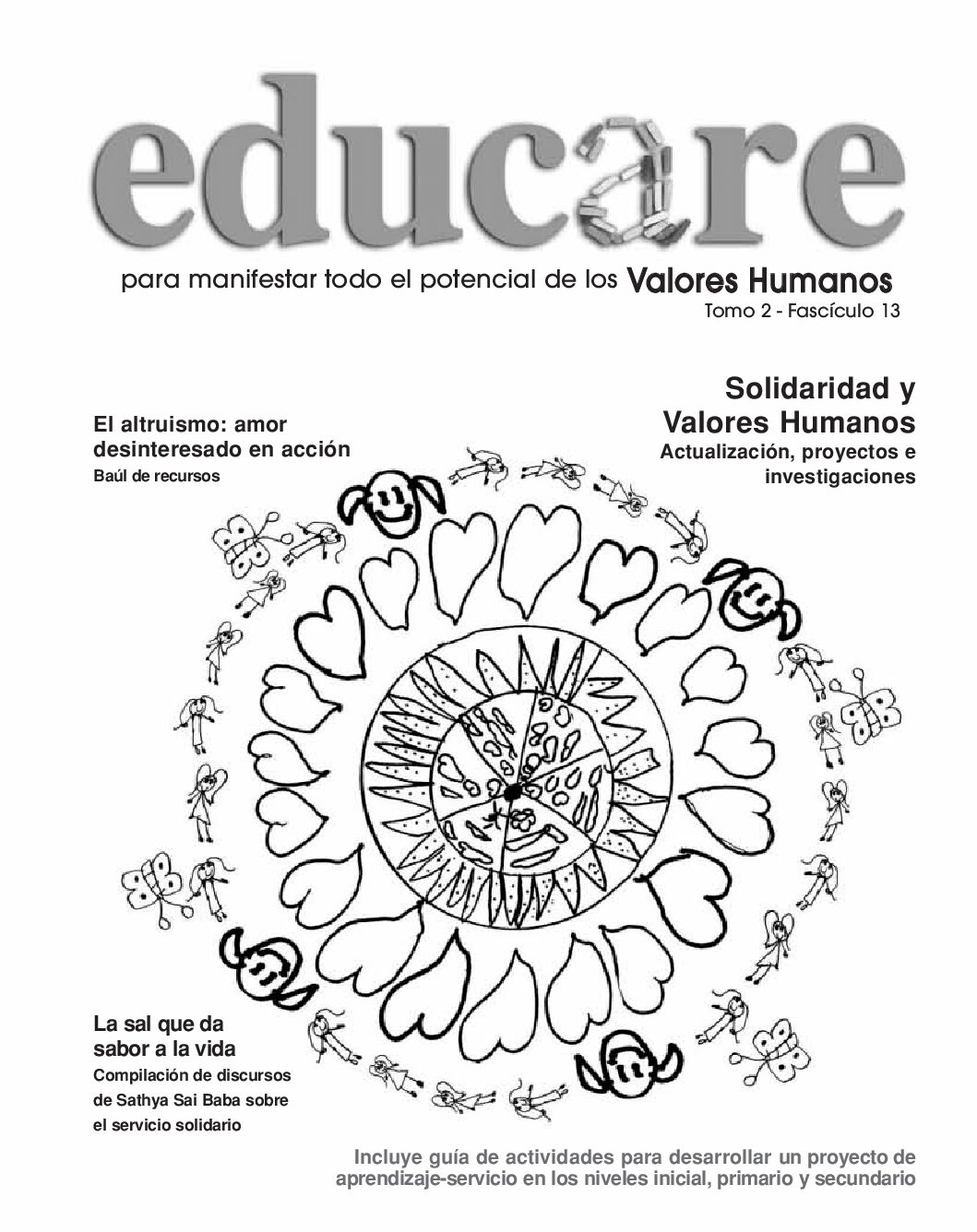 Tapa de Revista Educare 13