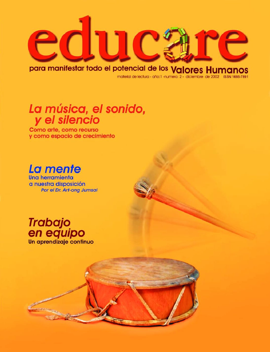Tapa de Revista Educare 2