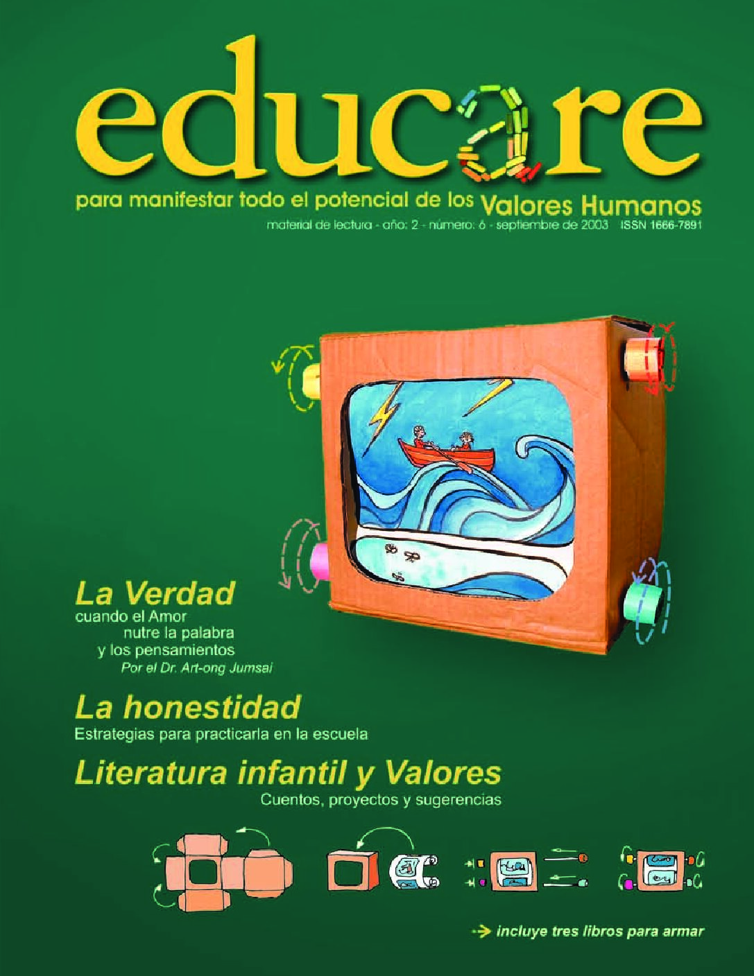 Tapa de Revista Educare 6